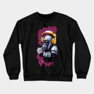 Crazy Cool Monkey Crewneck Sweatshirt